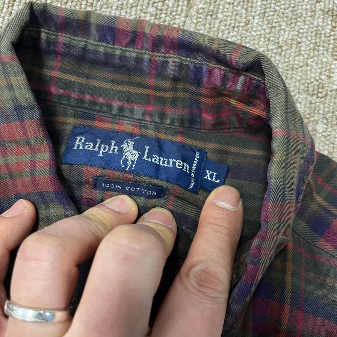 폴로 랄프로렌 체크셔츠 상품이미지5