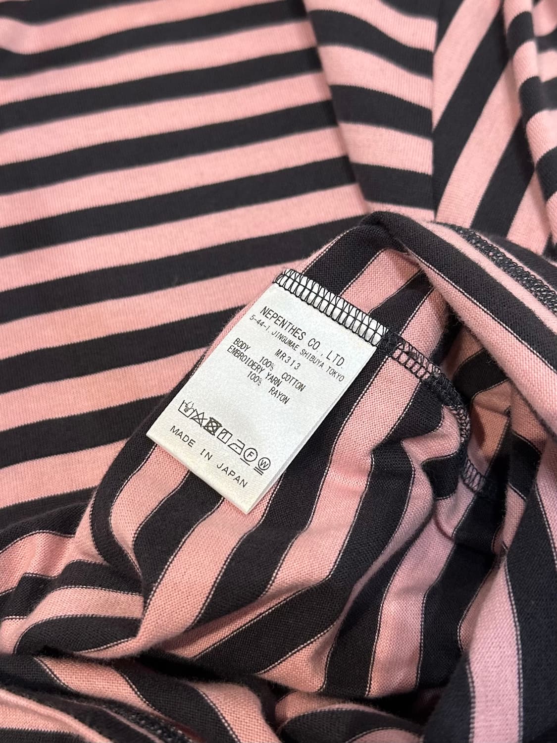Needles Stripe CrewNeck Short Sleeve 상품이미지6