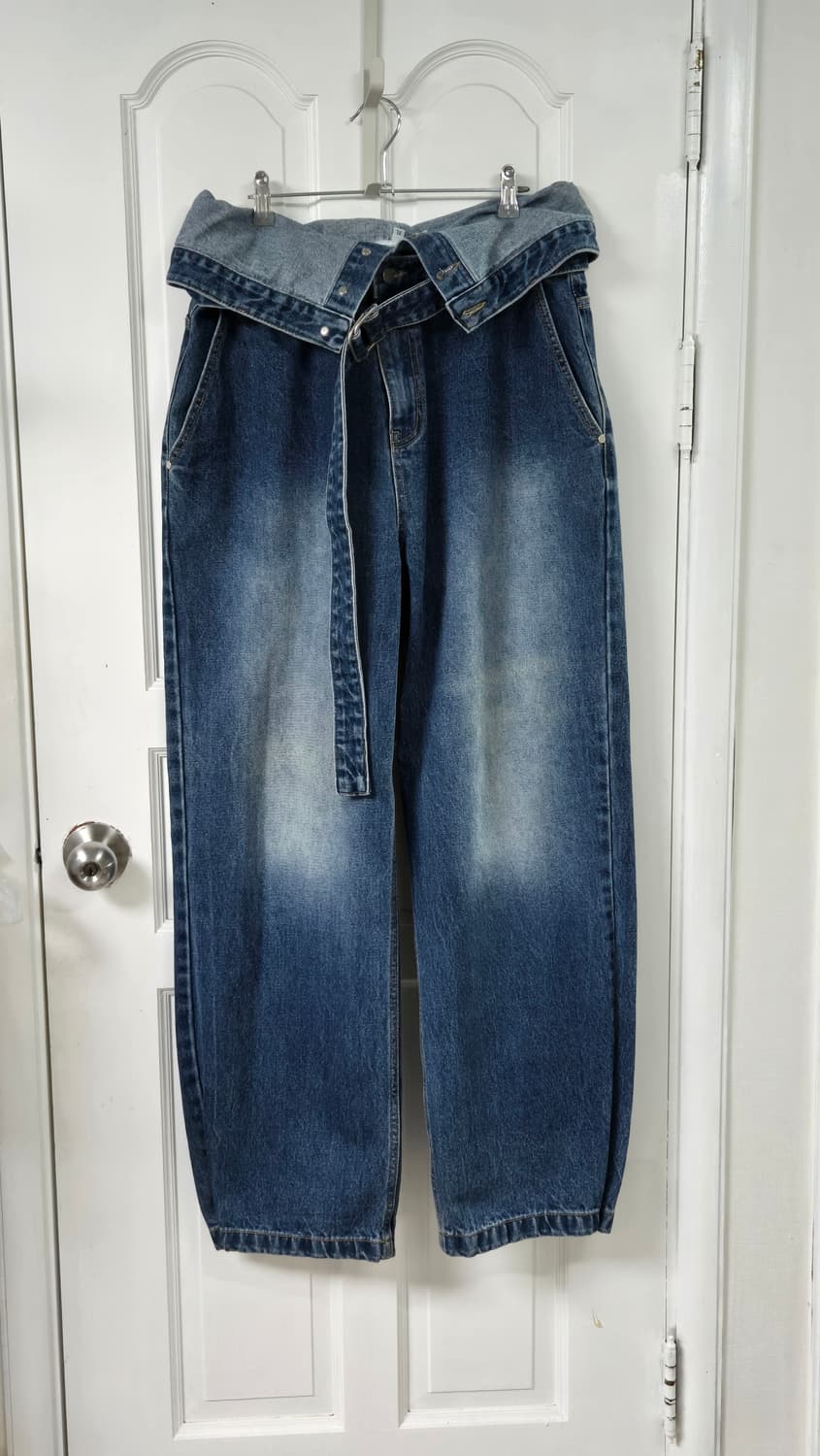 신앤리 디테쳐블 더블데님팬츠 상품이미지3