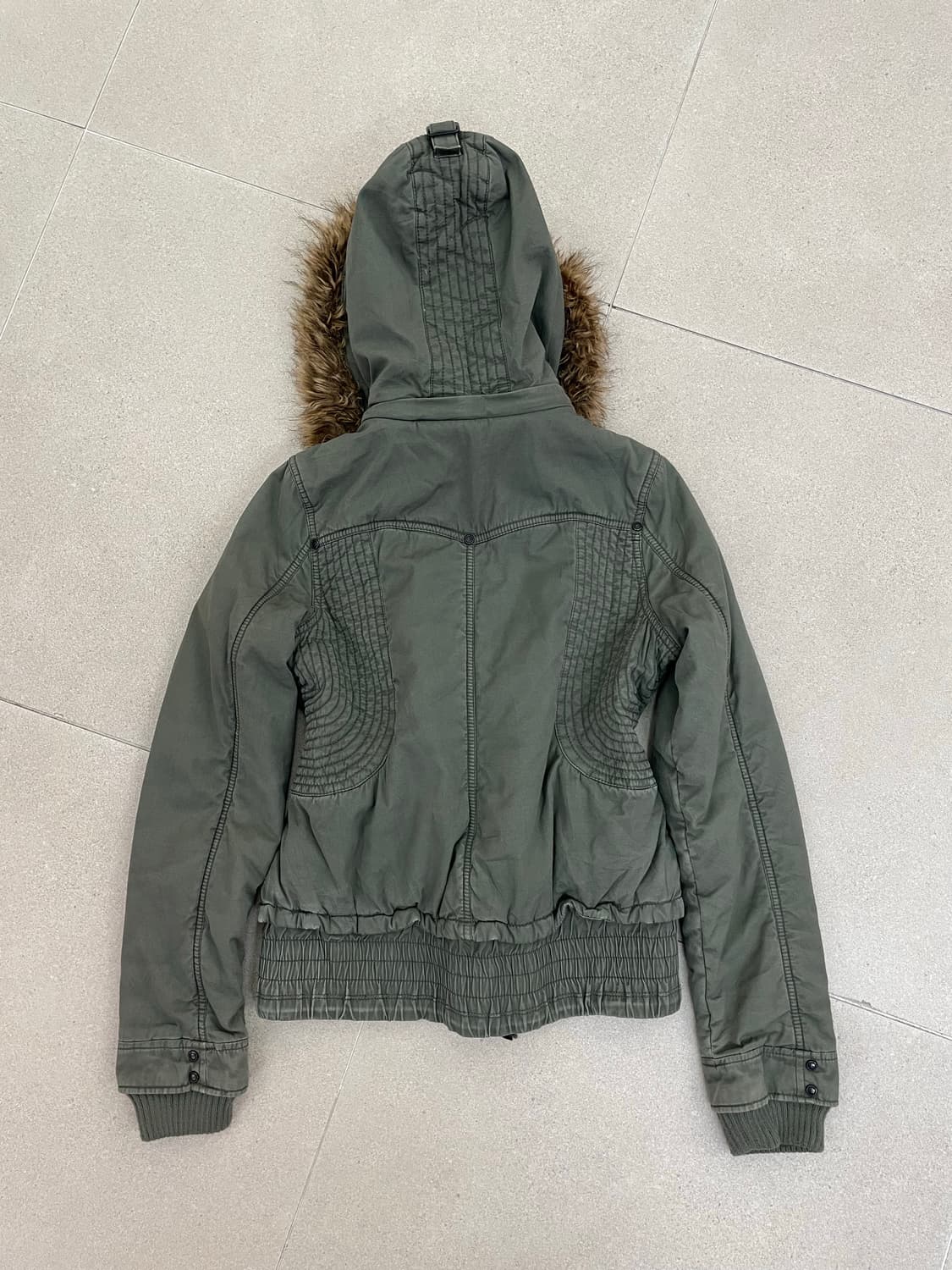 카키 y2k 퍼 야상  상품이미지7