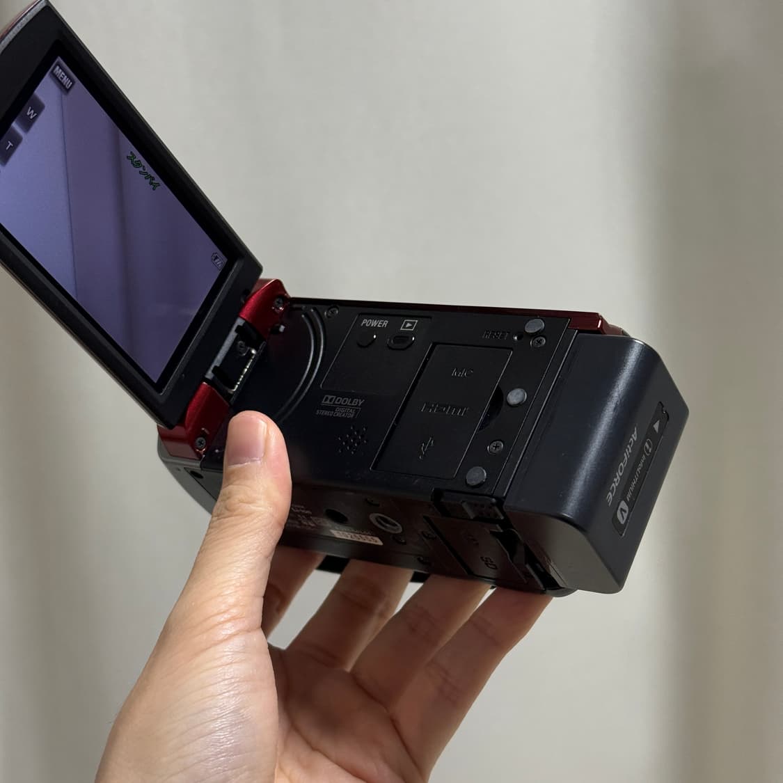 풀구성 SONY HDR-CX180 소니핸디캠 소니캠코더 빈티지캠코더 디카 상품이미지6