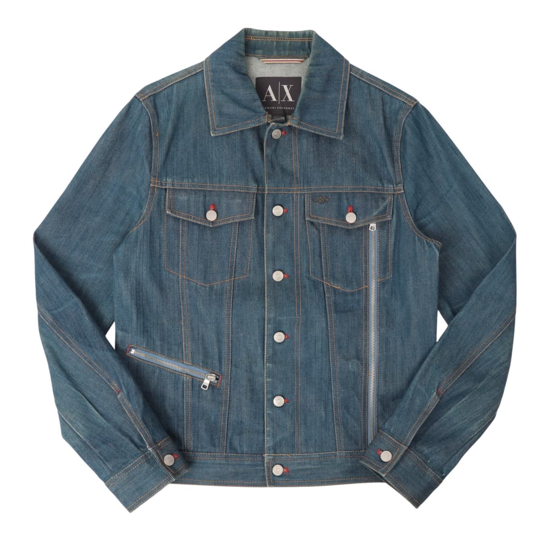 아르마니 익스체인지 바이커 데님자켓 상품이미지1