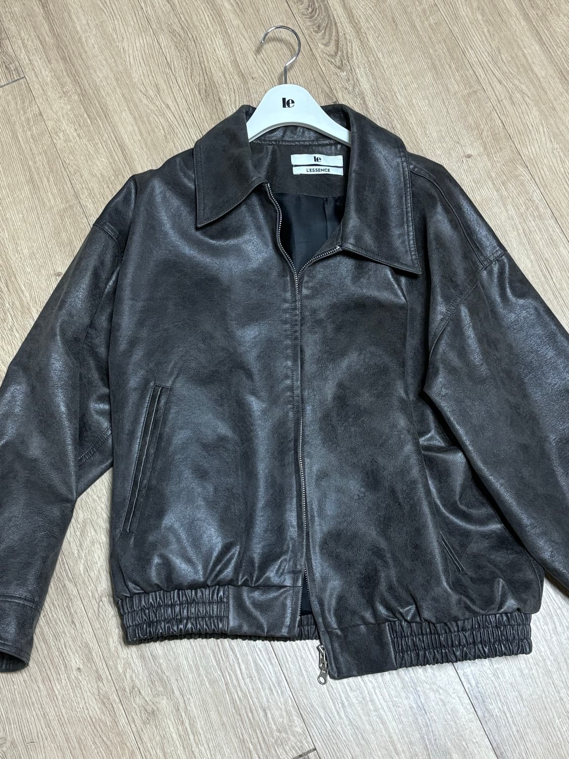 le 가죽 봄버 상품이미지3