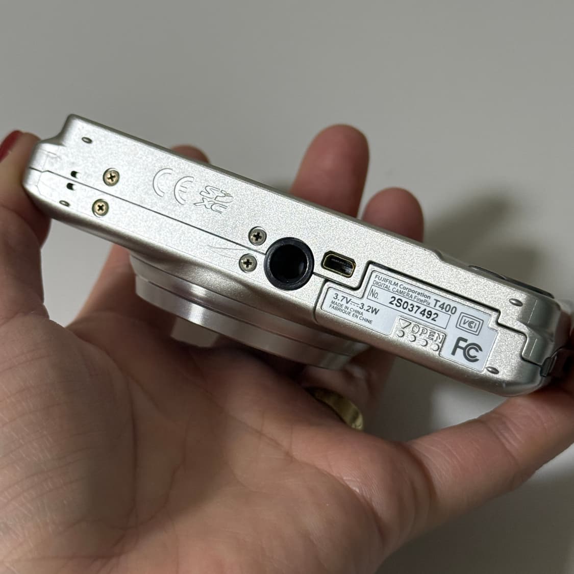 후지필름 파인픽스 T400 빈티지 디카 디지털카메라 골드실버 상품이미지7