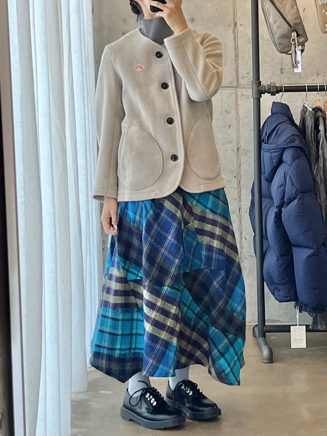 DANTON 단톤 노카라 울 자켓 상품이미지2