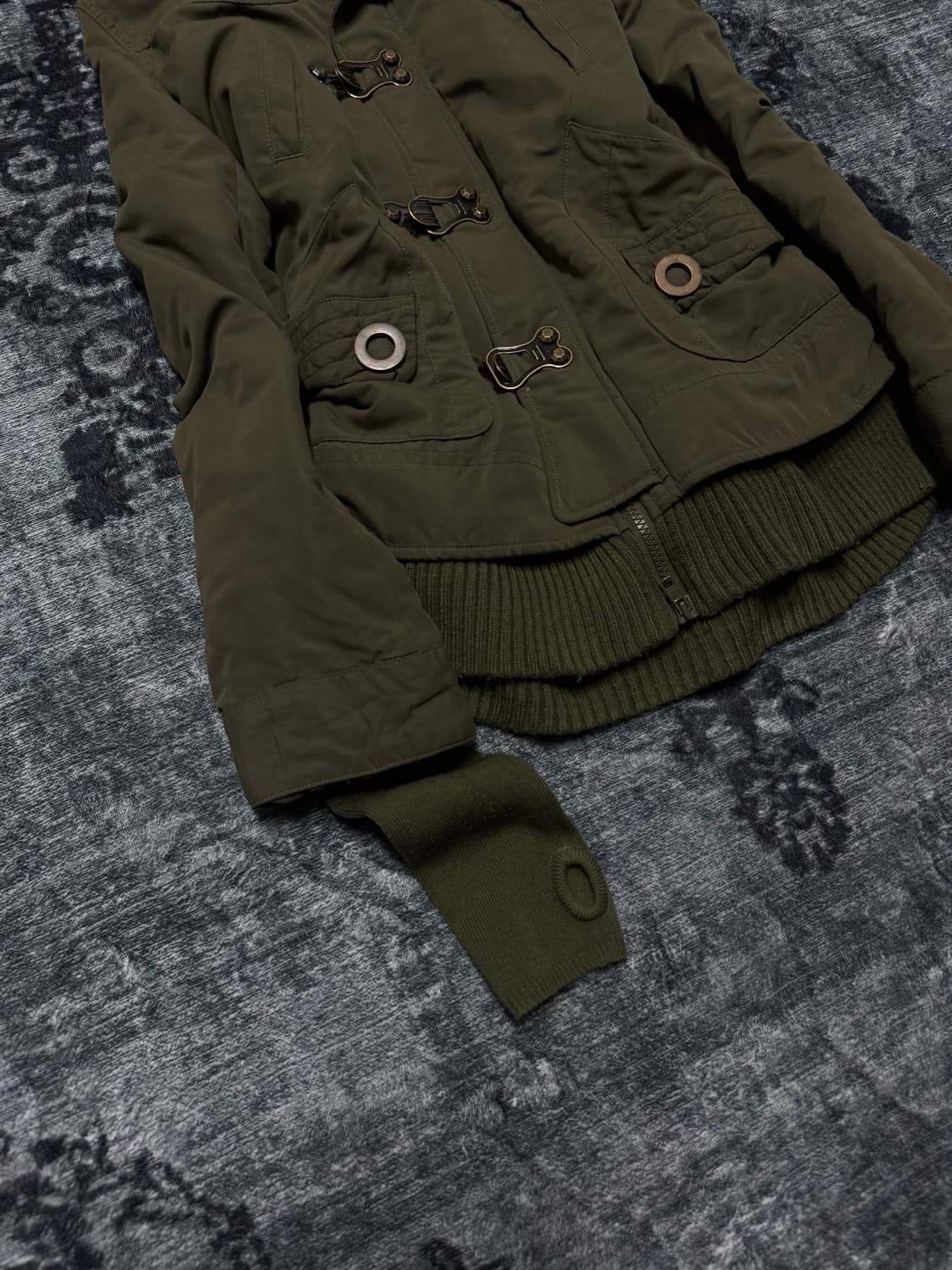 Sly 00s archive trimming fur military ja 상품이미지4