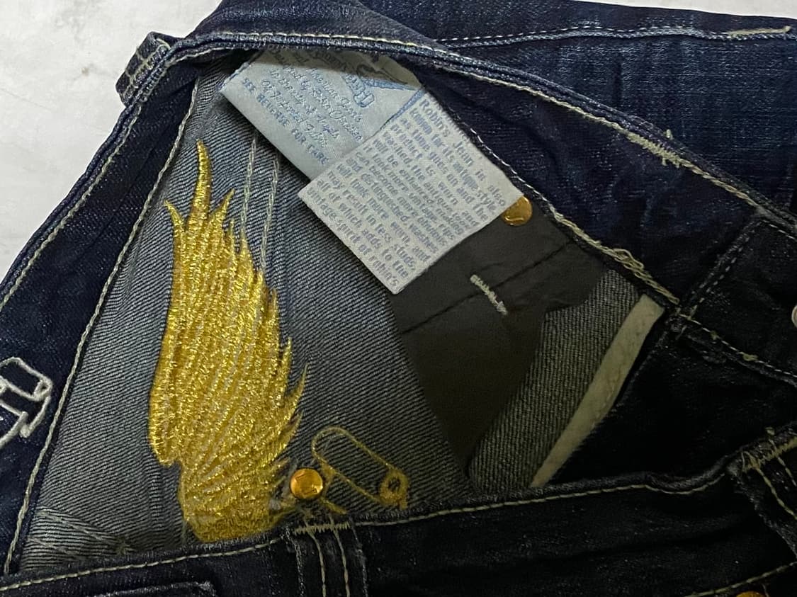 로빈슨진 금장자수 여성 청바지 스키니 여성 27 인치 상품이미지5