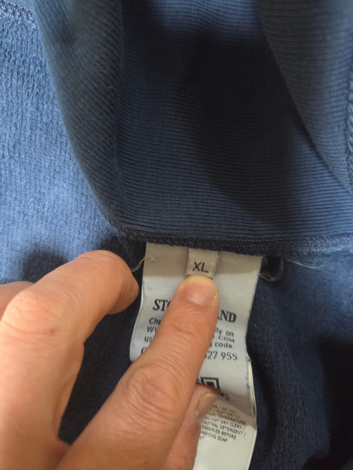 스톤아일랜드 후드집업 네이비 XL 상품이미지4