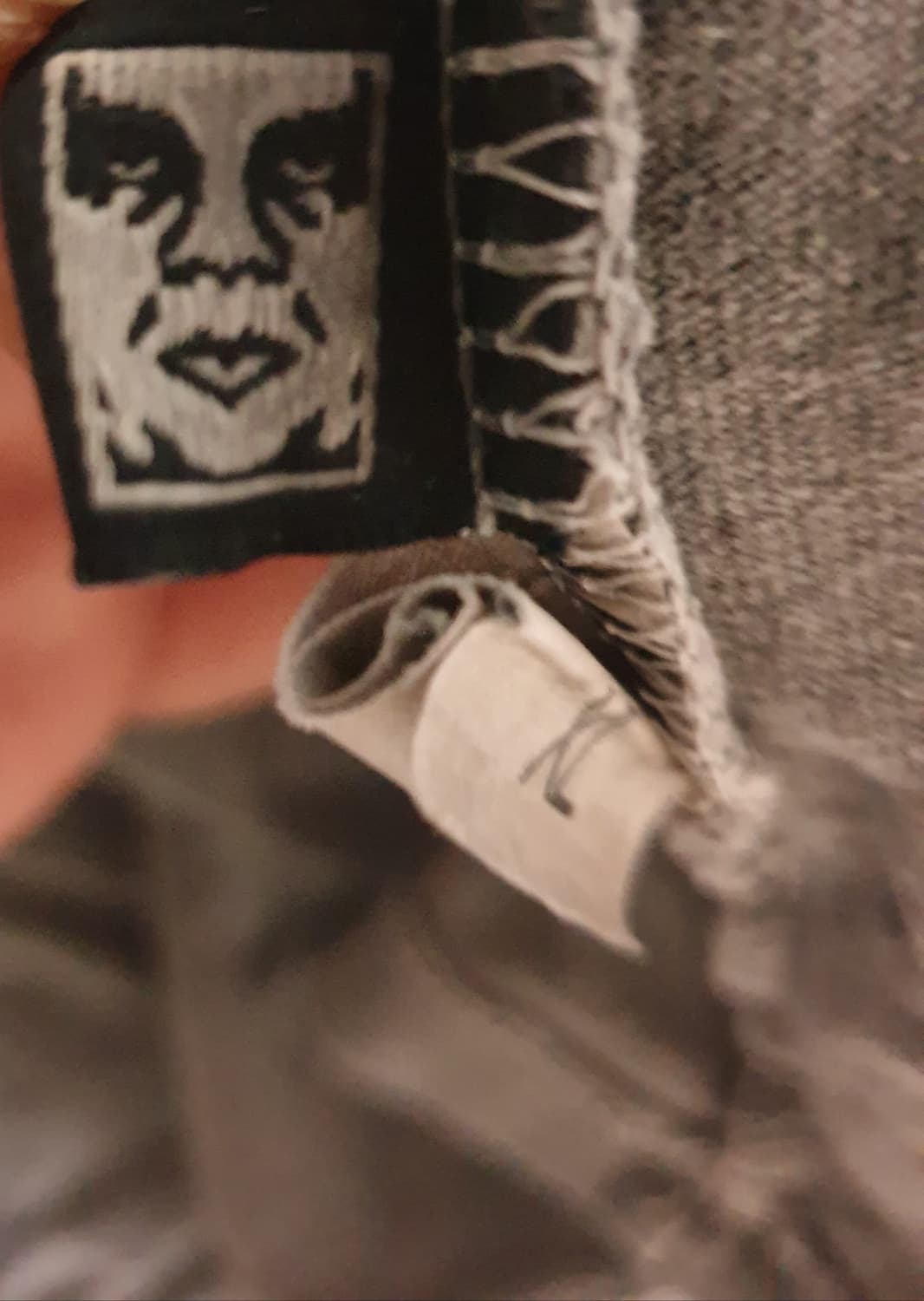 오베이 박스핏 피그먼트워싱 반팔티 그레이 (XL) 상품이미지5