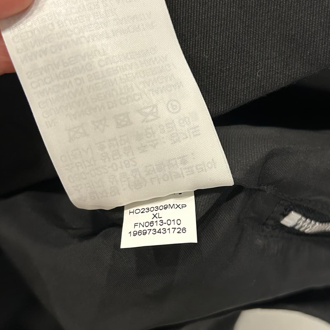 [XL] 조던 아 마 마니에르 블랙 아노락 후드 자켓 A897 상품이미지7