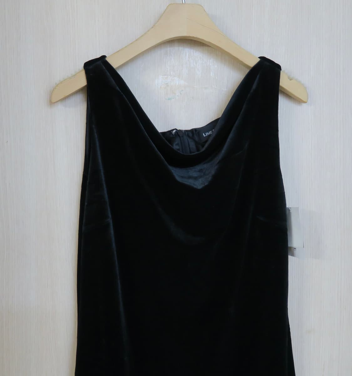 벨벳블랙 언발란스 원피스 상품이미지2