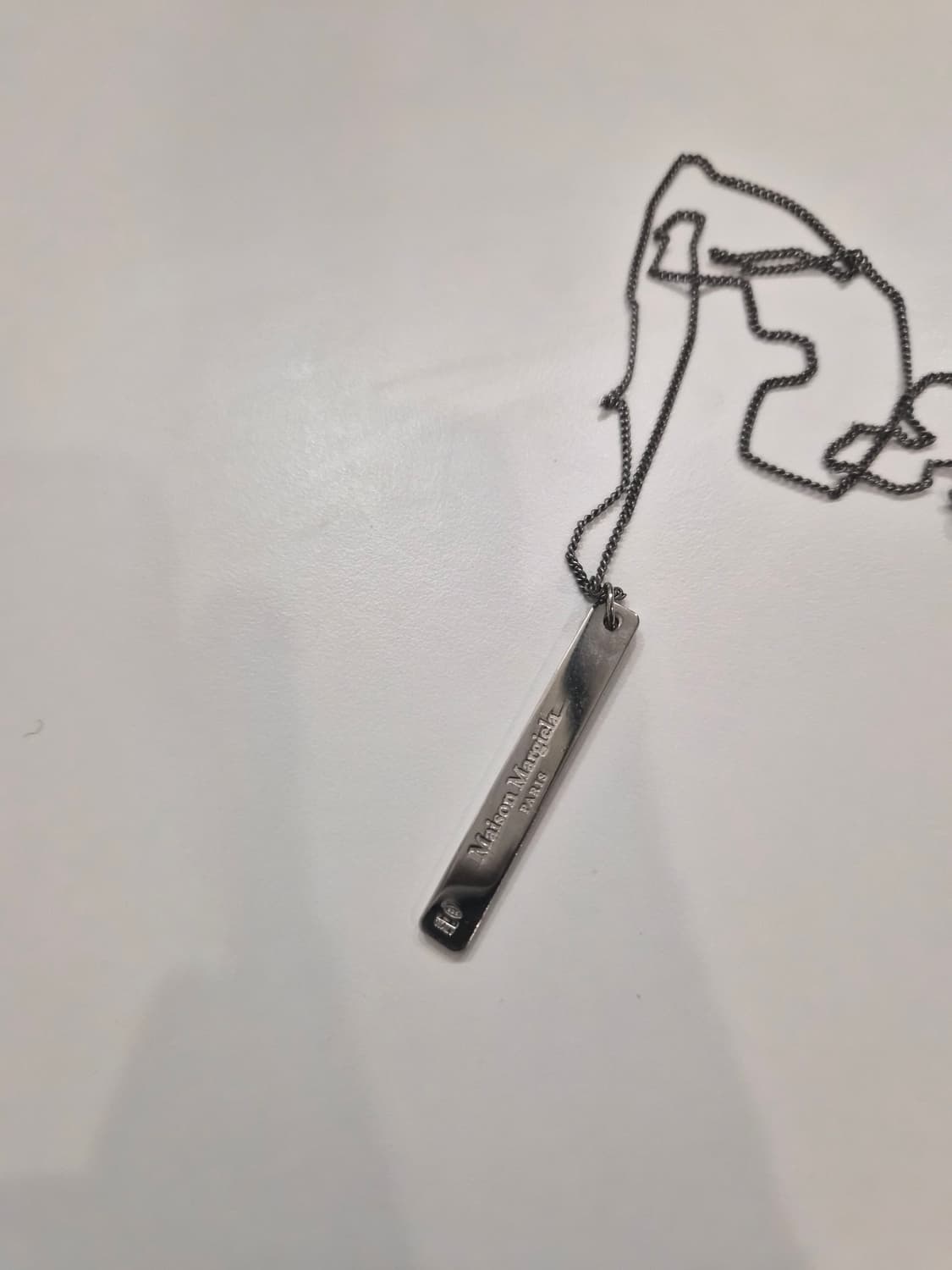 마르지엘라 넘버링 목걸이 바 목걸이 상품이미지3