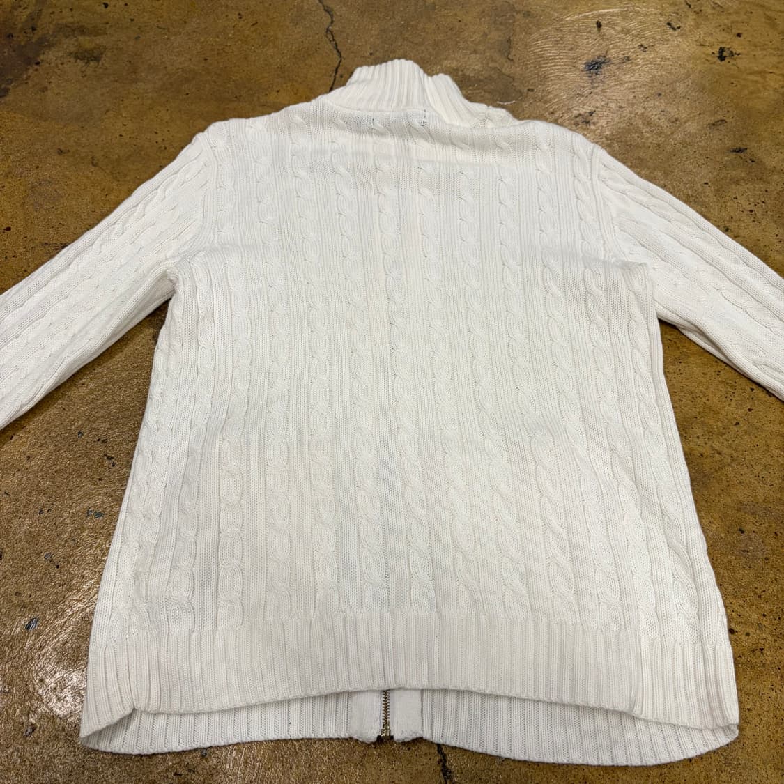 폴로 랄프로렌 꽈배기 니트 집업  상품이미지4