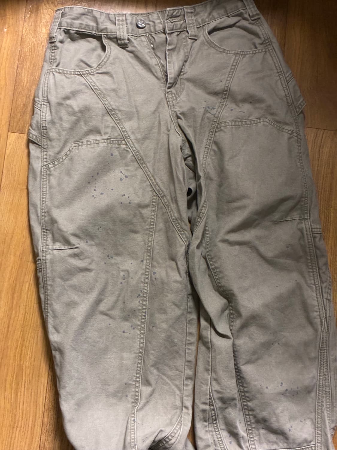 Painted double knee pants 상품이미지1
