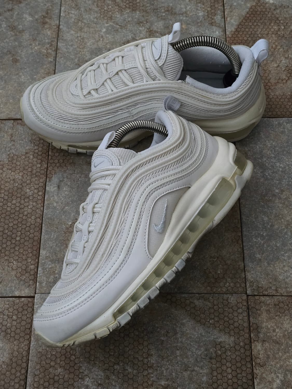 (230)나이키 에어맥스 97 트리플 화이트 상품이미지3