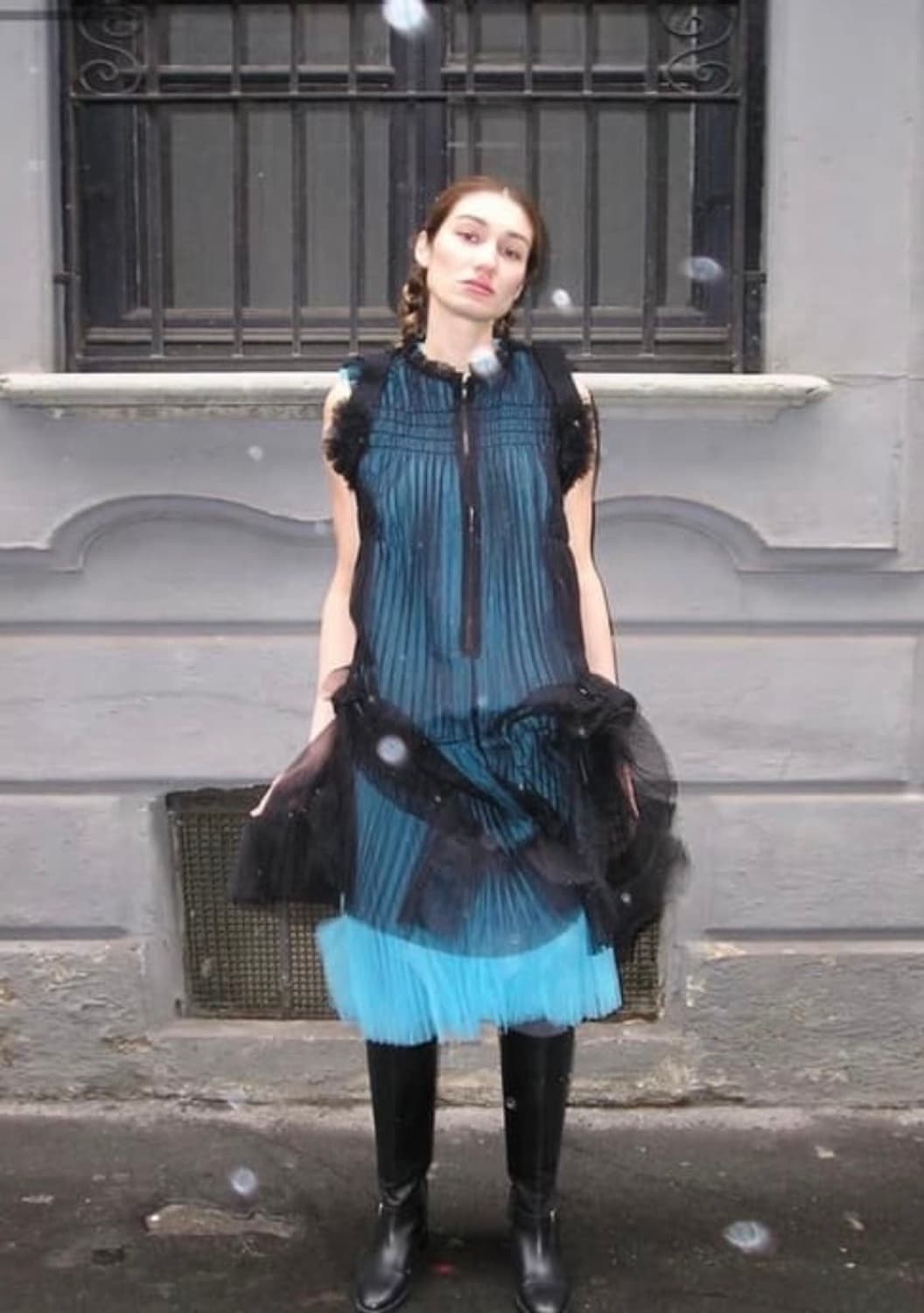 (에옹쓰) 샤샤 원피스-블랙 + 이너드레스 세트 상품이미지2