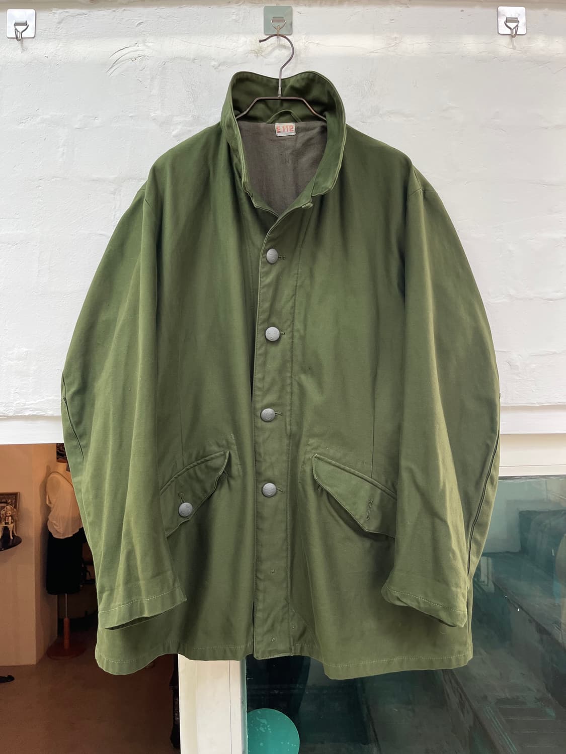 Military Army Coat by Swedish 스웨덴 밀리터리 자 상품이미지1