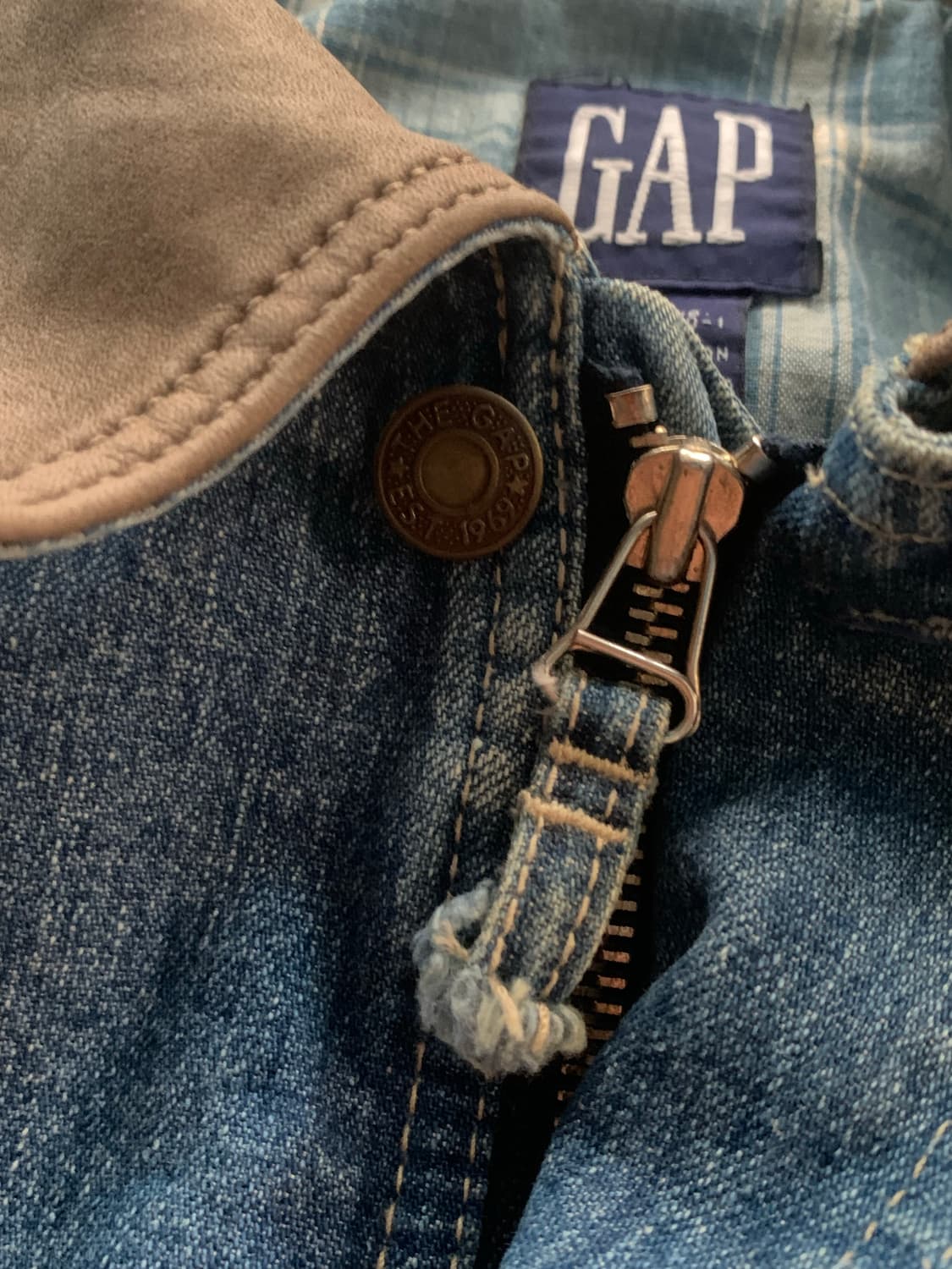 올드 갭 데님 워크 코트 상품이미지5