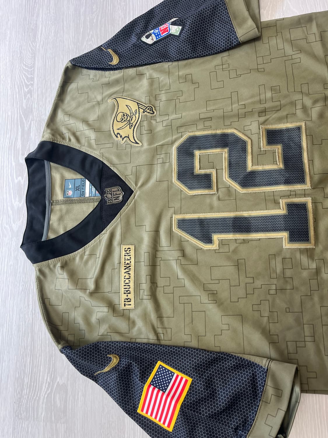 나이키 nfl 럭비져지 2XL 상품이미지2