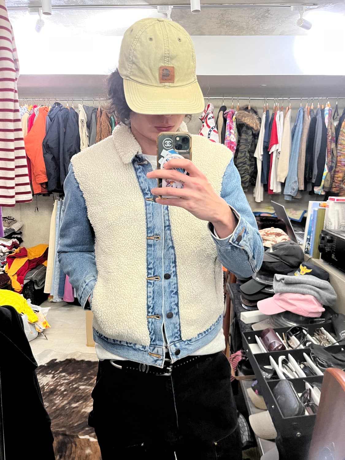 Levis Denim Sherpa Panel Trucker Jacket 상품이미지2