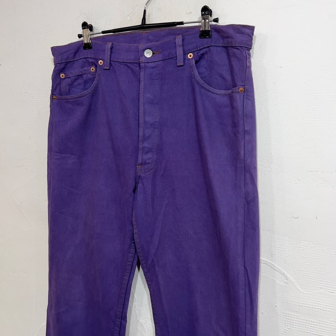 리바이스 501 퍼플 데님팬츠 상품이미지4