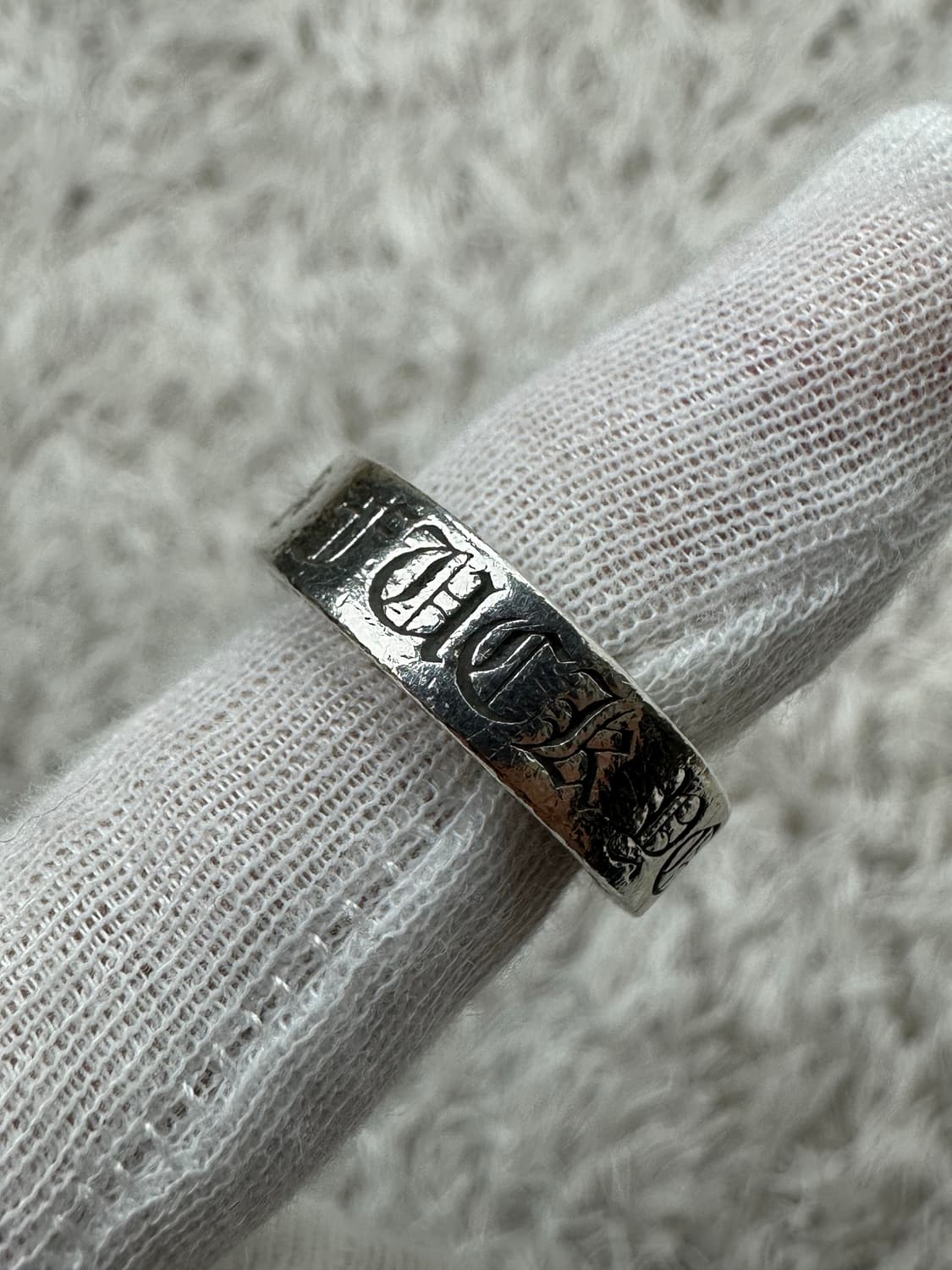 [US 5.5] 백화점판 정품 크롬하츠 퍽유링 6mm 상품이미지3