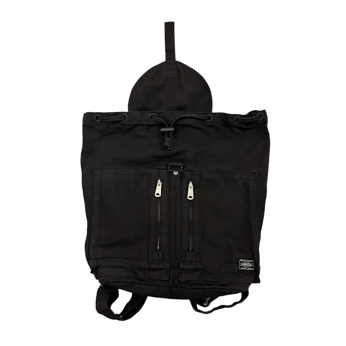 포터 헤링본 럭색 백팩 블랙 상품이미지3