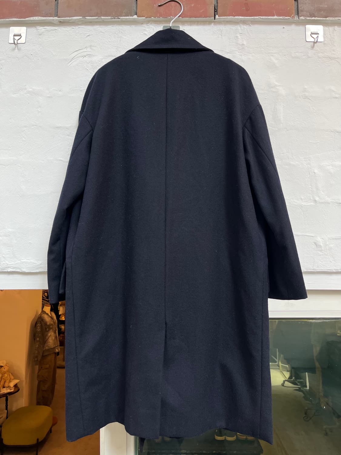 Paul Smith 네이비 더블 브레스티드 울 코트 42 상품이미지8