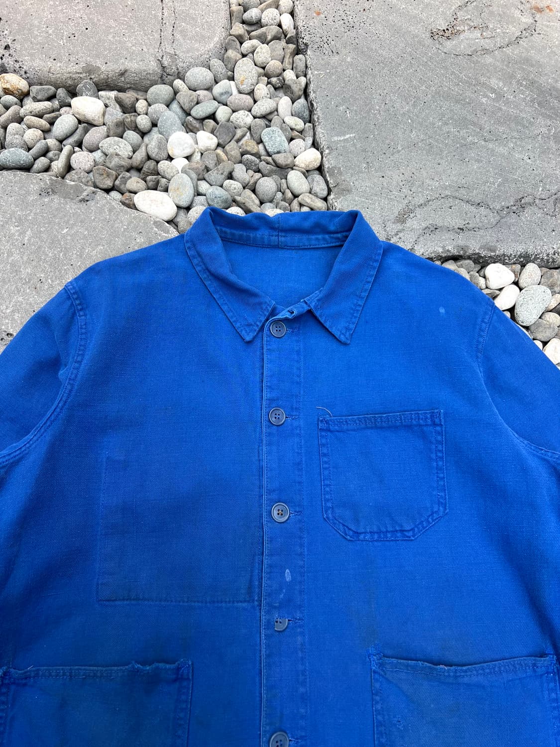 OLD VINTAGE WASHING BLUE 빈티지프렌치워크자켓 상품이미지5