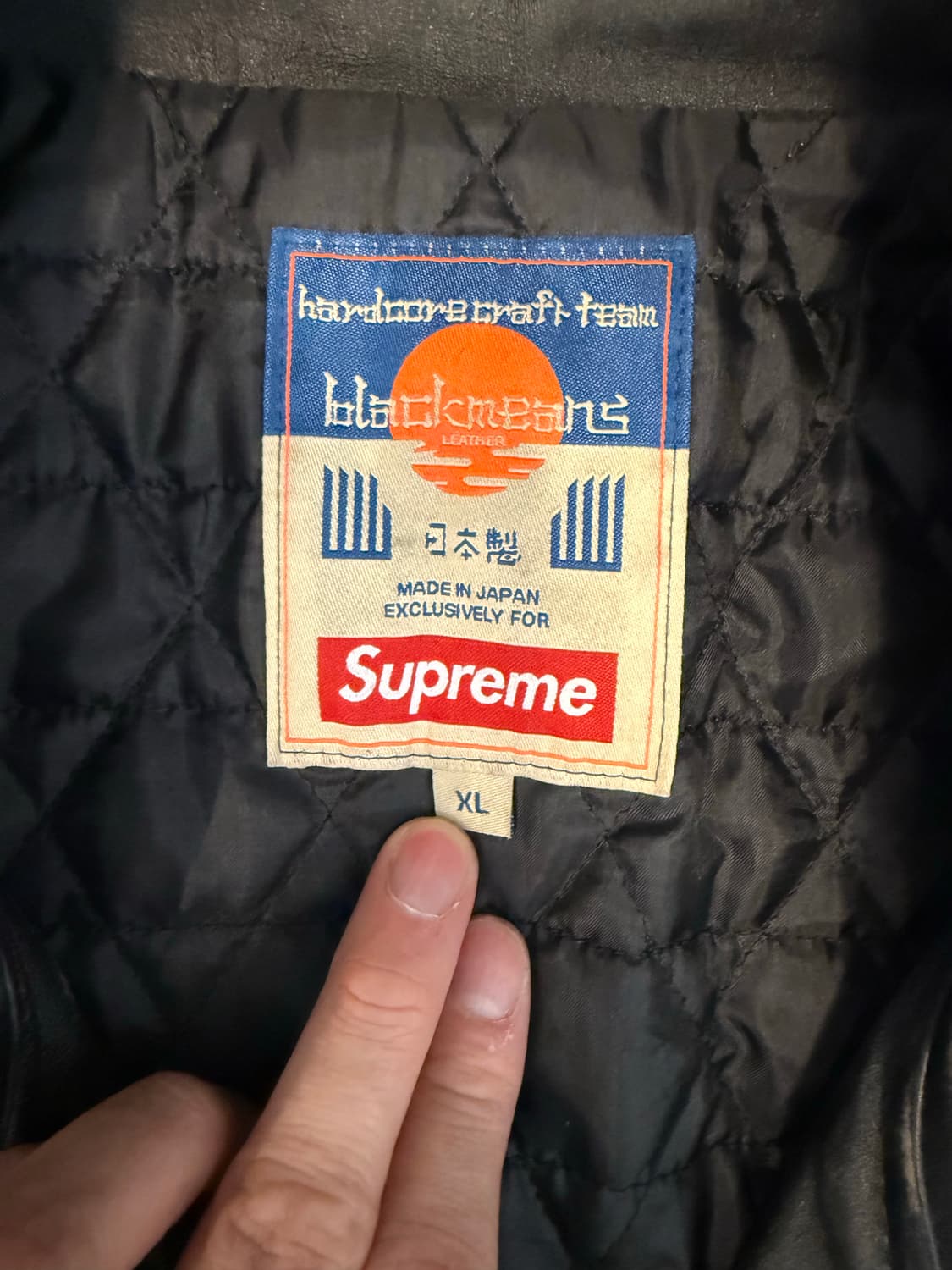 슈프림 x 블랙민즈 레더 자켓 SUPREME 가죽 상품이미지6