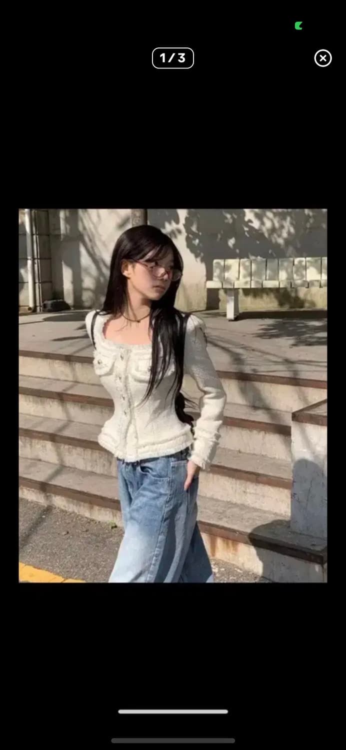 모디무드 트위드 자켓 2사이즈 새상품 상품이미지1