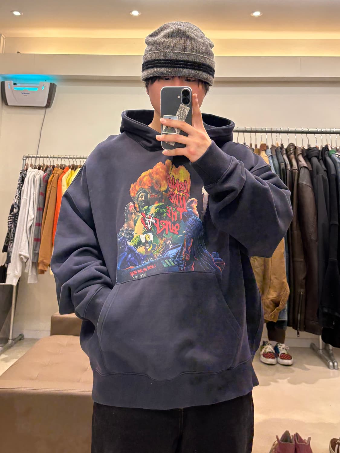 아워파스 그래픽 후드티 상품이미지9