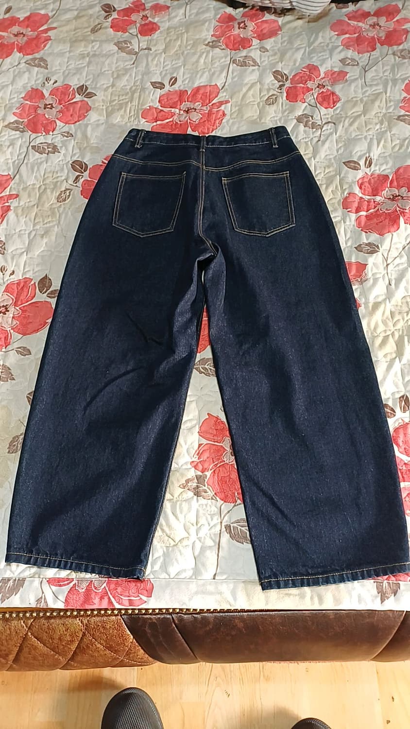 토피 와이드청바지 31인치 기장102 상품이미지4