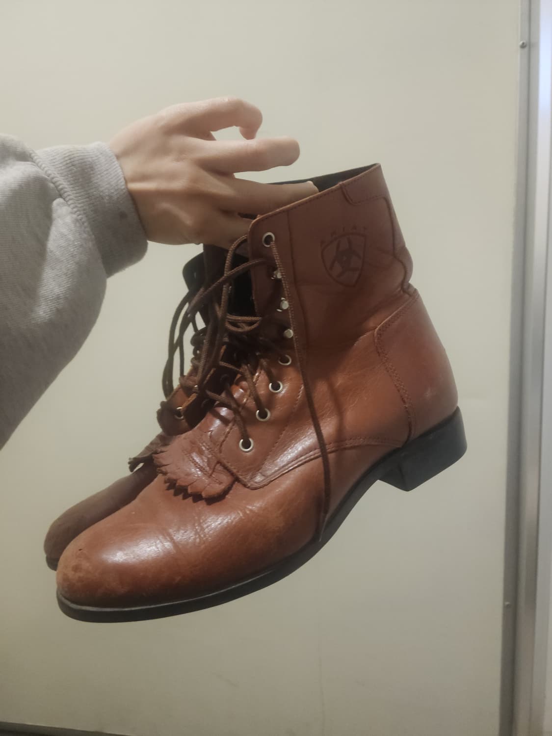 ariat brown leather riding boots 상품이미지1