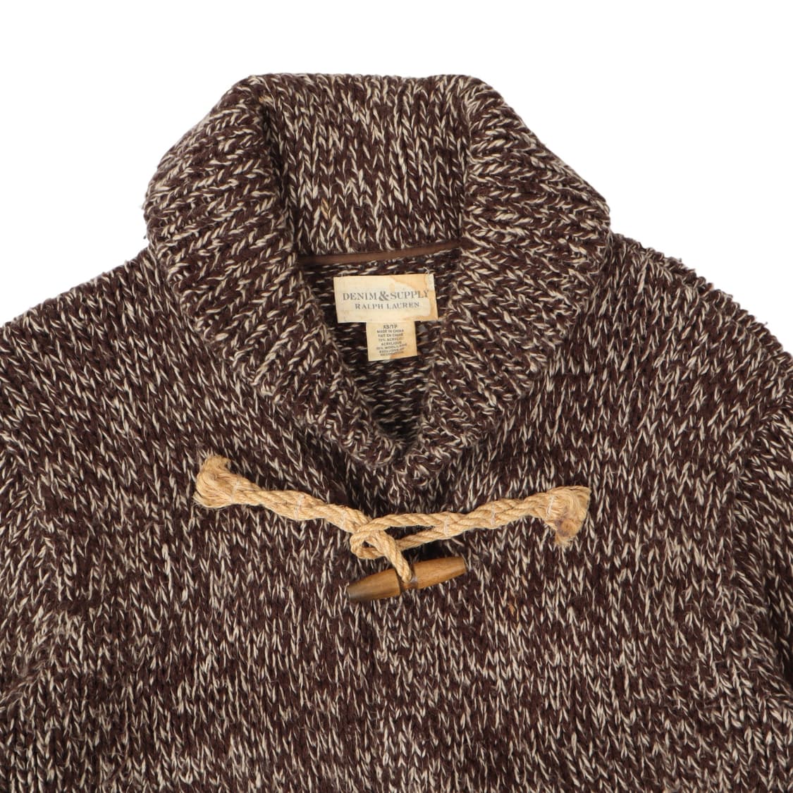 데님앤서플라이 브라운 울 더플 가디건 상품이미지2