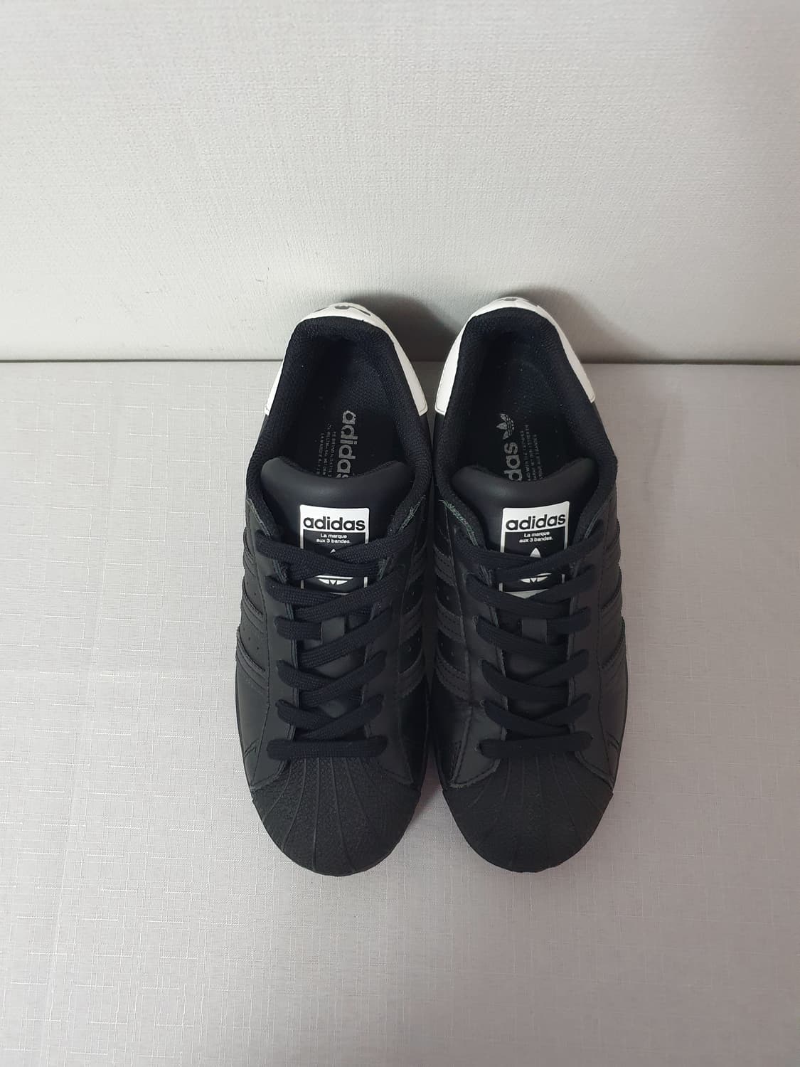 240mm / 아디다스 슈퍼스타 FV Black 상품이미지8