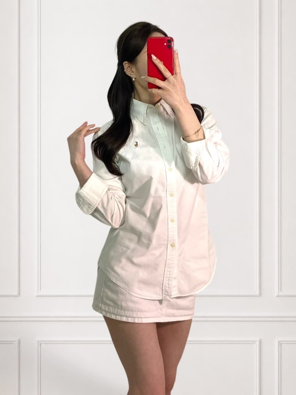 폴로 화이트 셔츠 상품이미지1