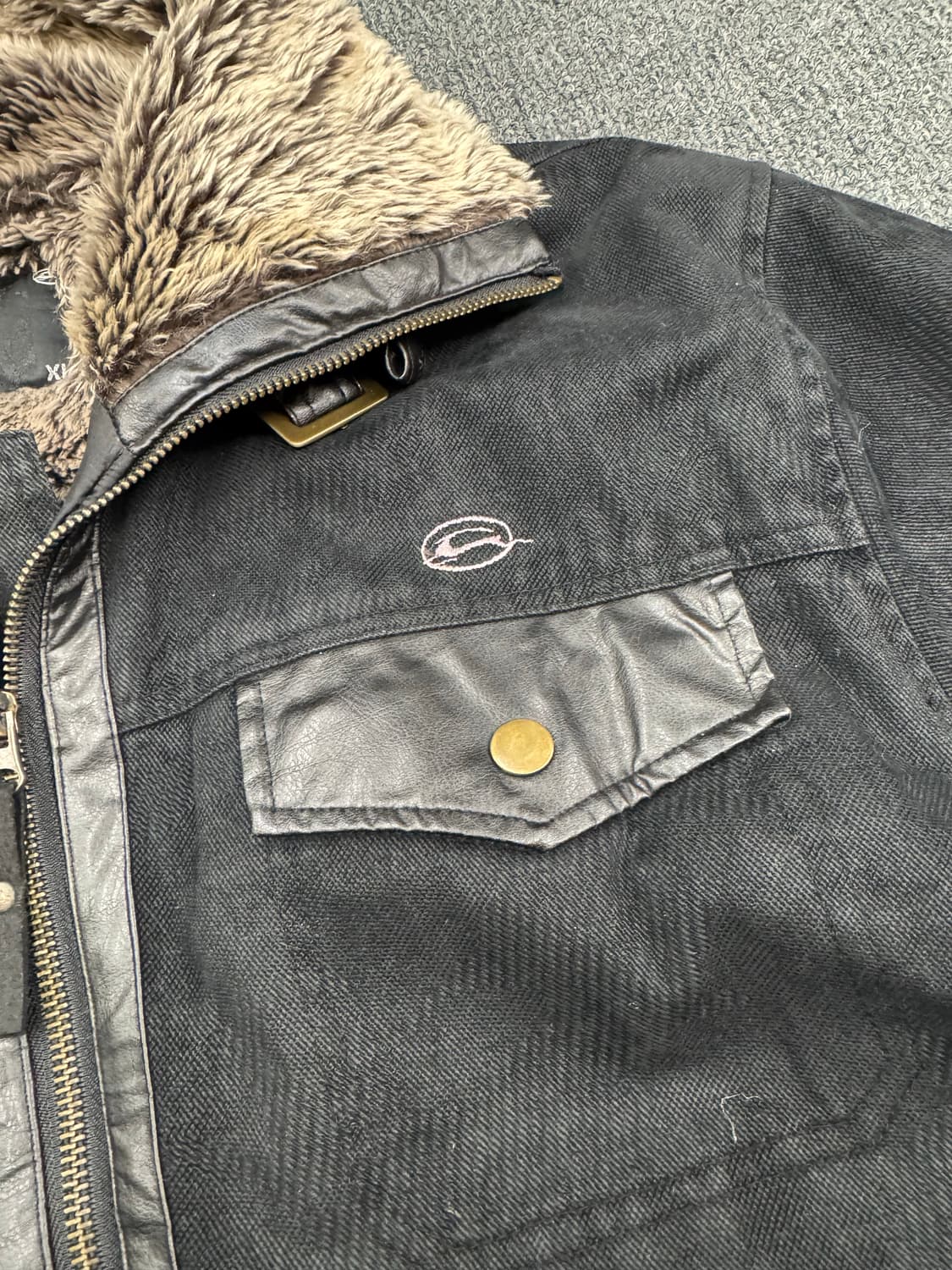 XL)IMPALA 빈티지 Y2K 무스탕(버클X) 상품이미지2