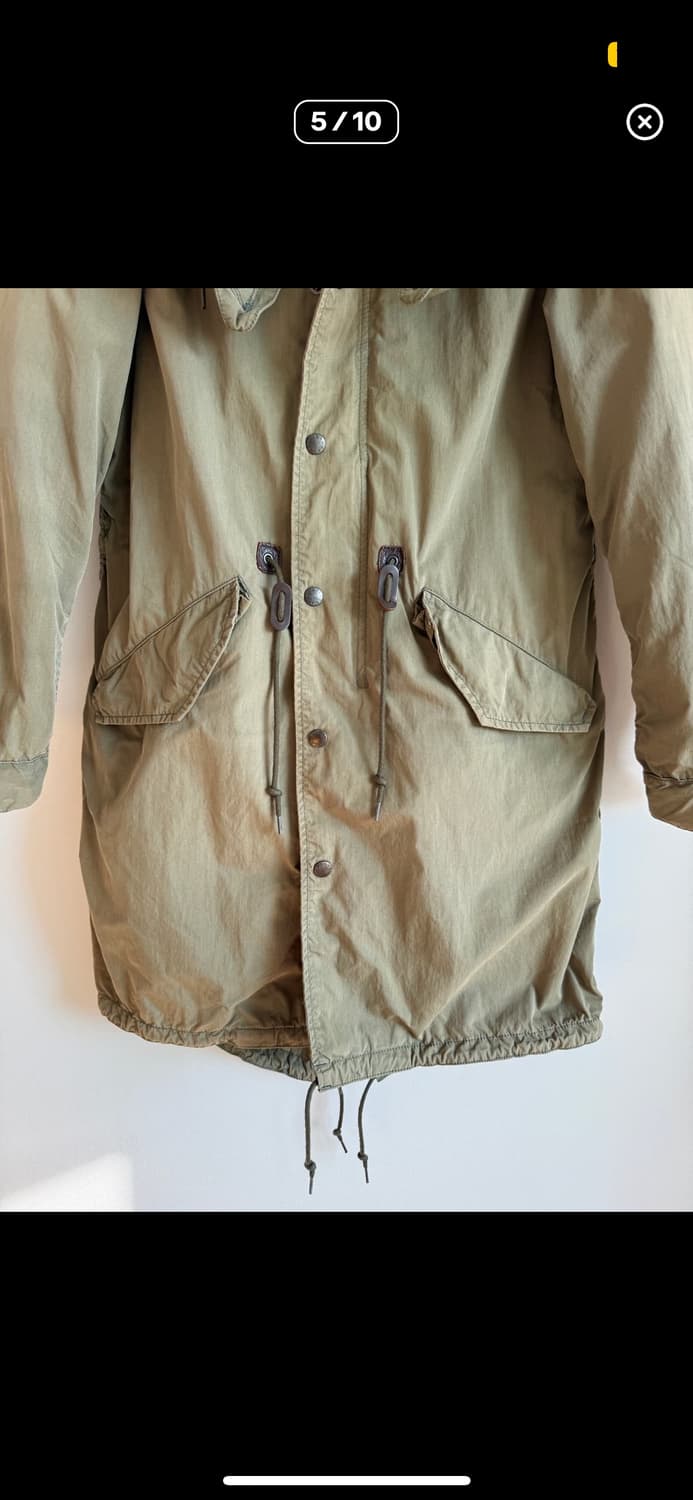 저널스탠다드 X 알파인더스트리 피쉬테일 야상 상품이미지4