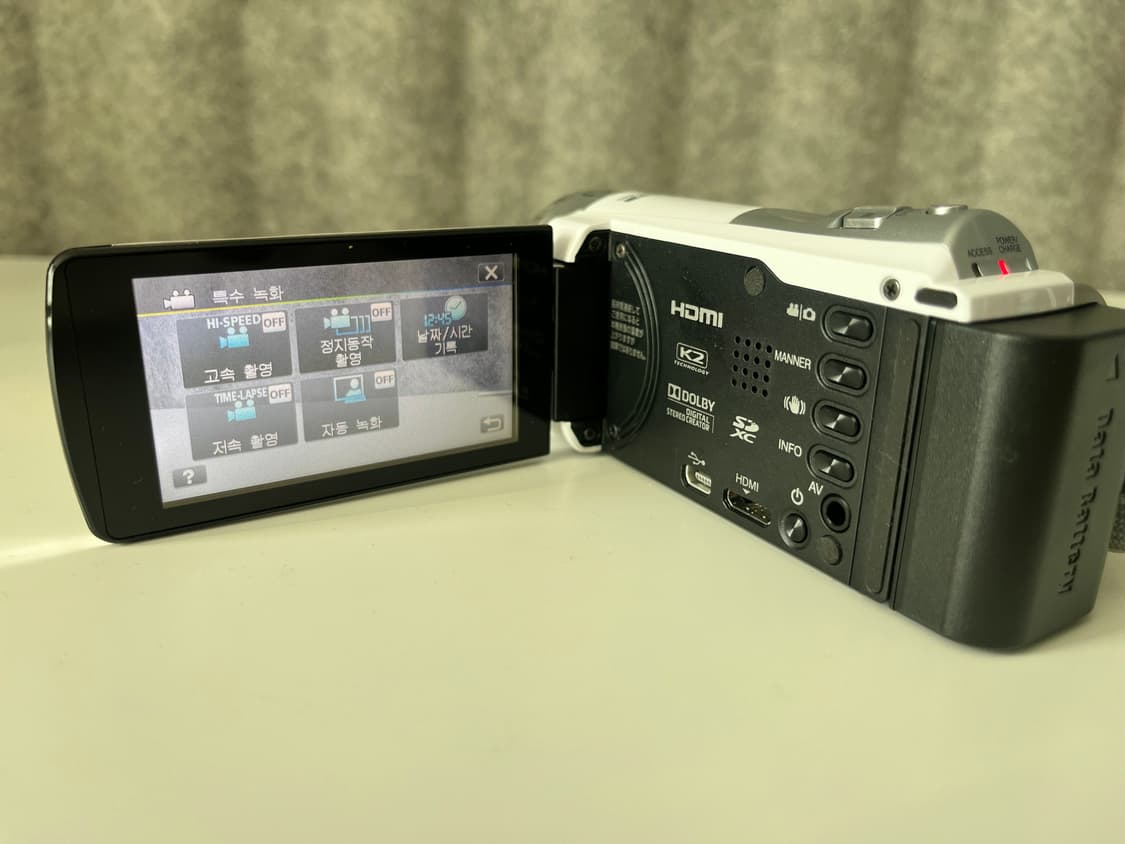 득템기회/ jvc gz e750 화이트 빈티지 캠코더 상품이미지3