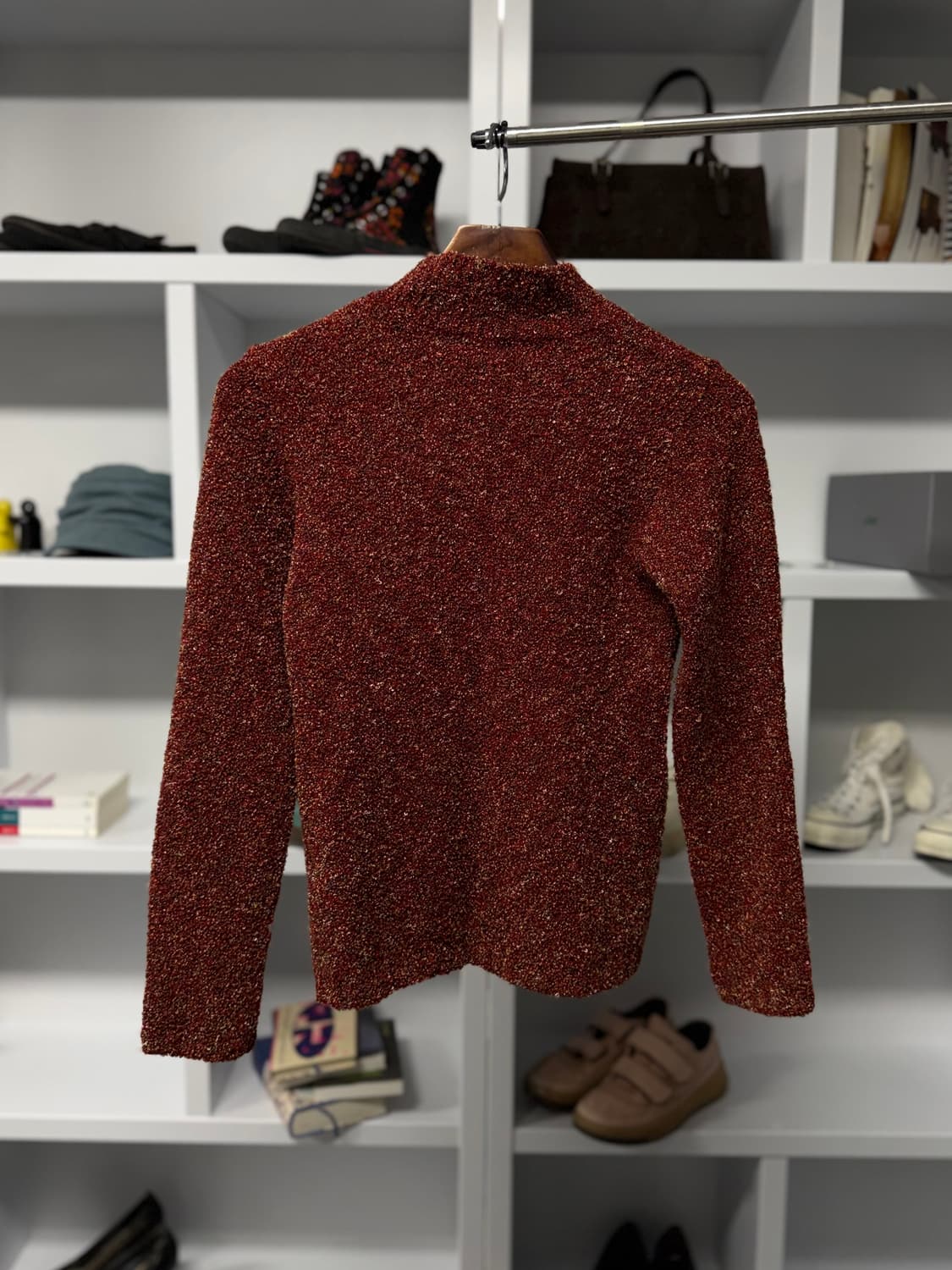 two c  부클레 니트 상품이미지3