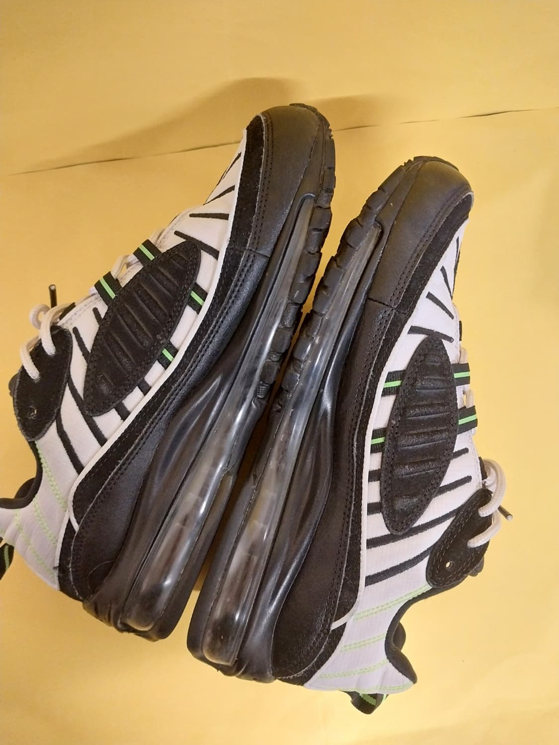 남성 나이키 에어맥스 98 블랙화이트 백호 운동화 (260) 상품이미지7