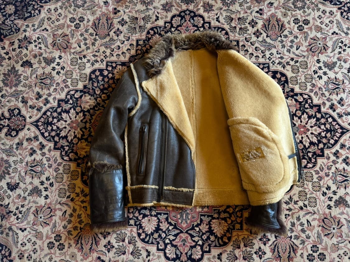 아비렉스 카우하이드 무톤 레더 자켓 100 상품이미지2