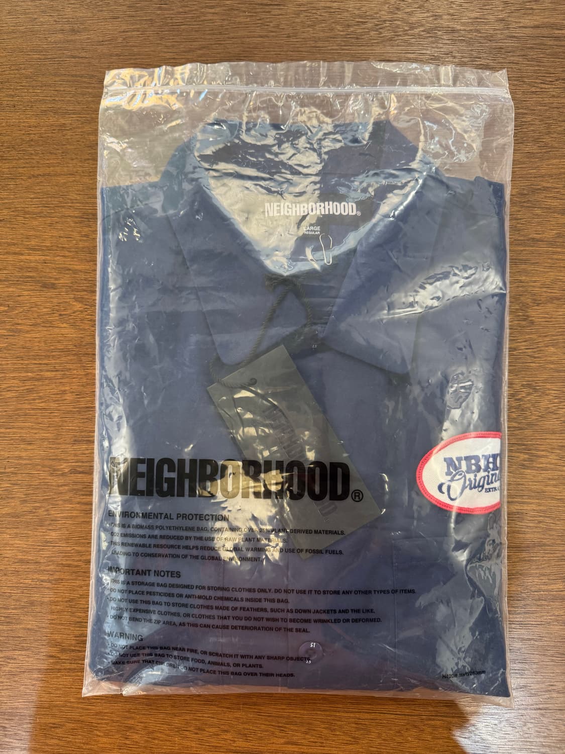 [L] 네이버후드 클래식 워크셔츠 네이비  상품이미지9