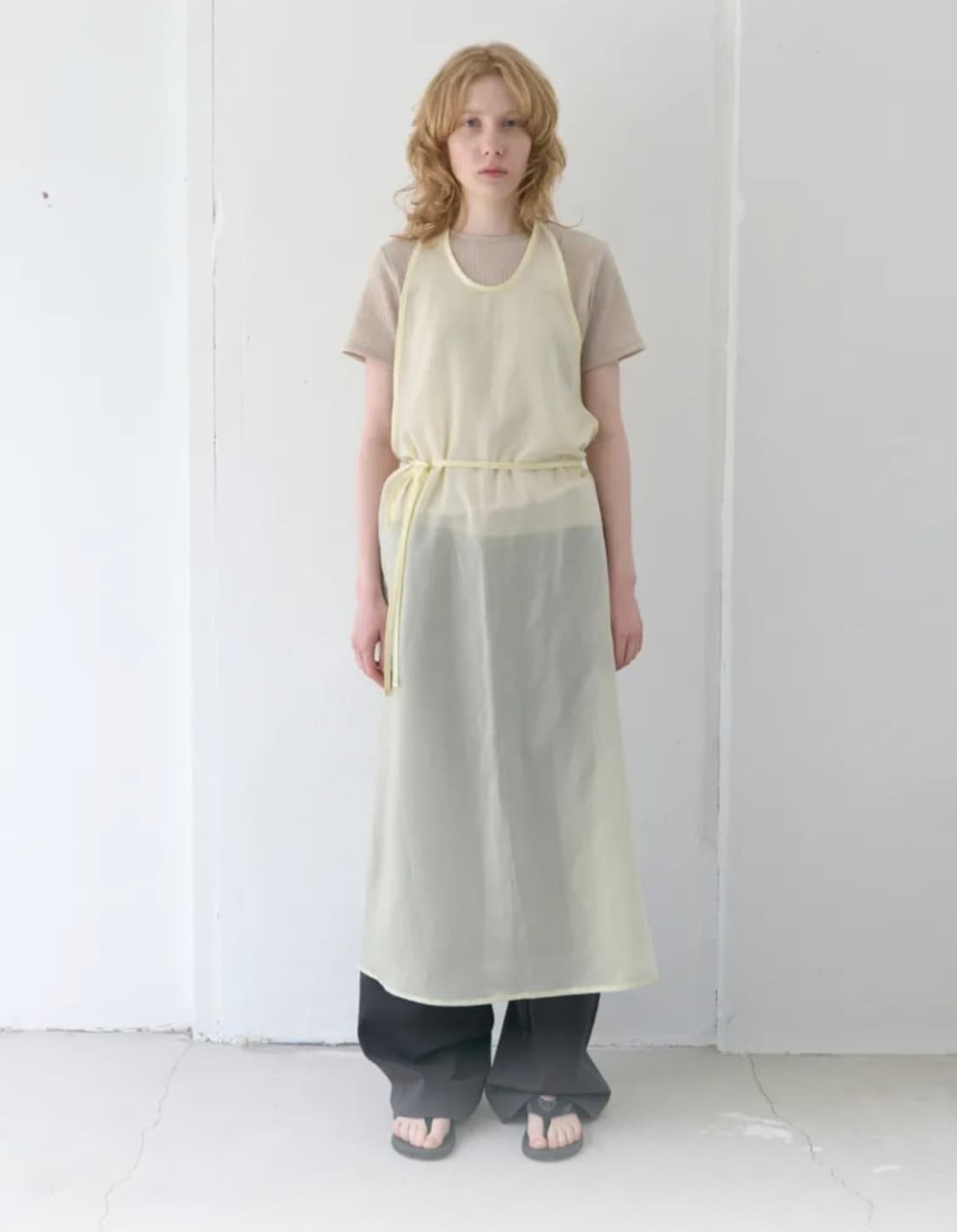 포저 홀터 맥시 레이어드 드레스 새상품 상품이미지1