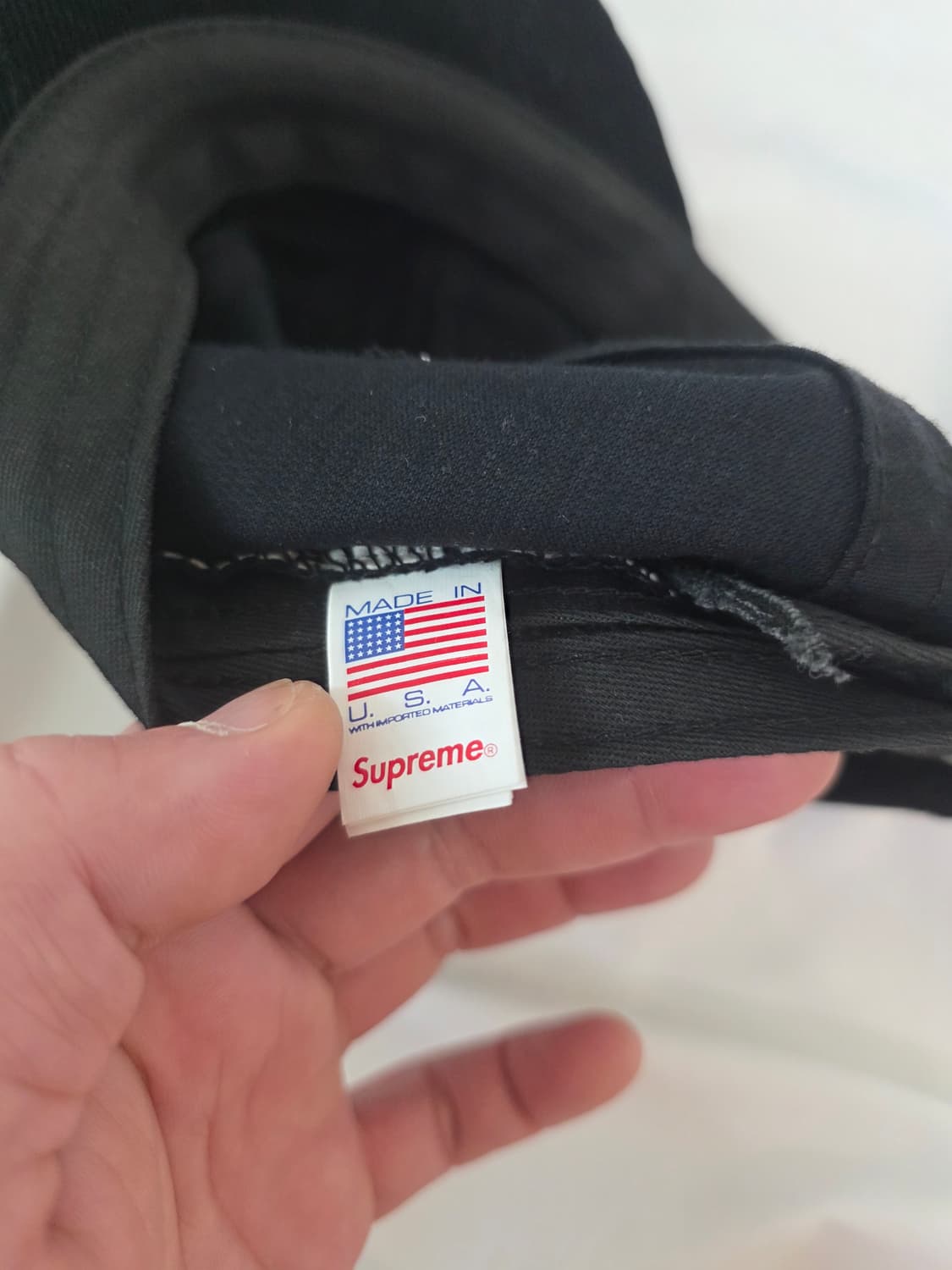 슈프림 코듀로이 캠프캡 블랙 상품이미지4