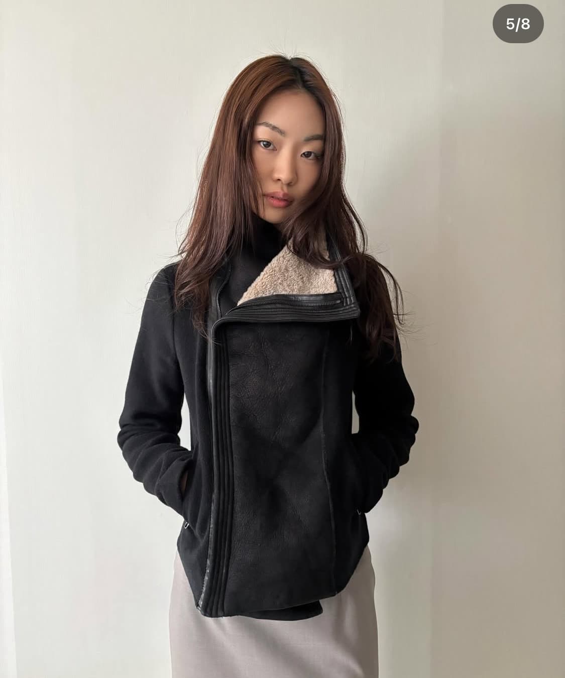 vince 빈스 무스탕 퍼자켓 S 상품이미지1