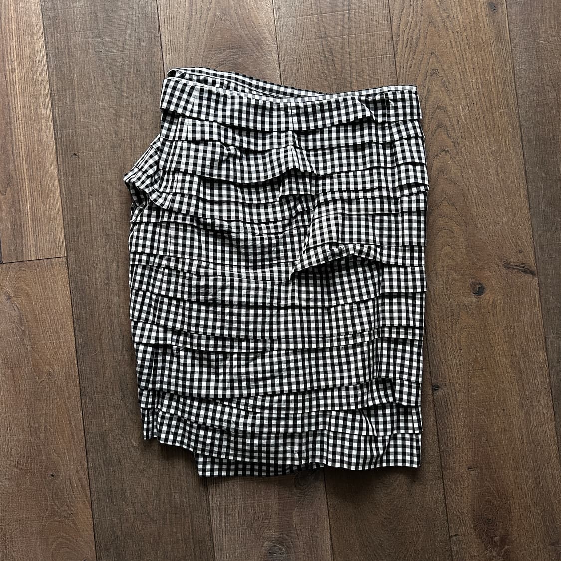 Ruffle Layer Gingham Check Skirt 상품이미지9