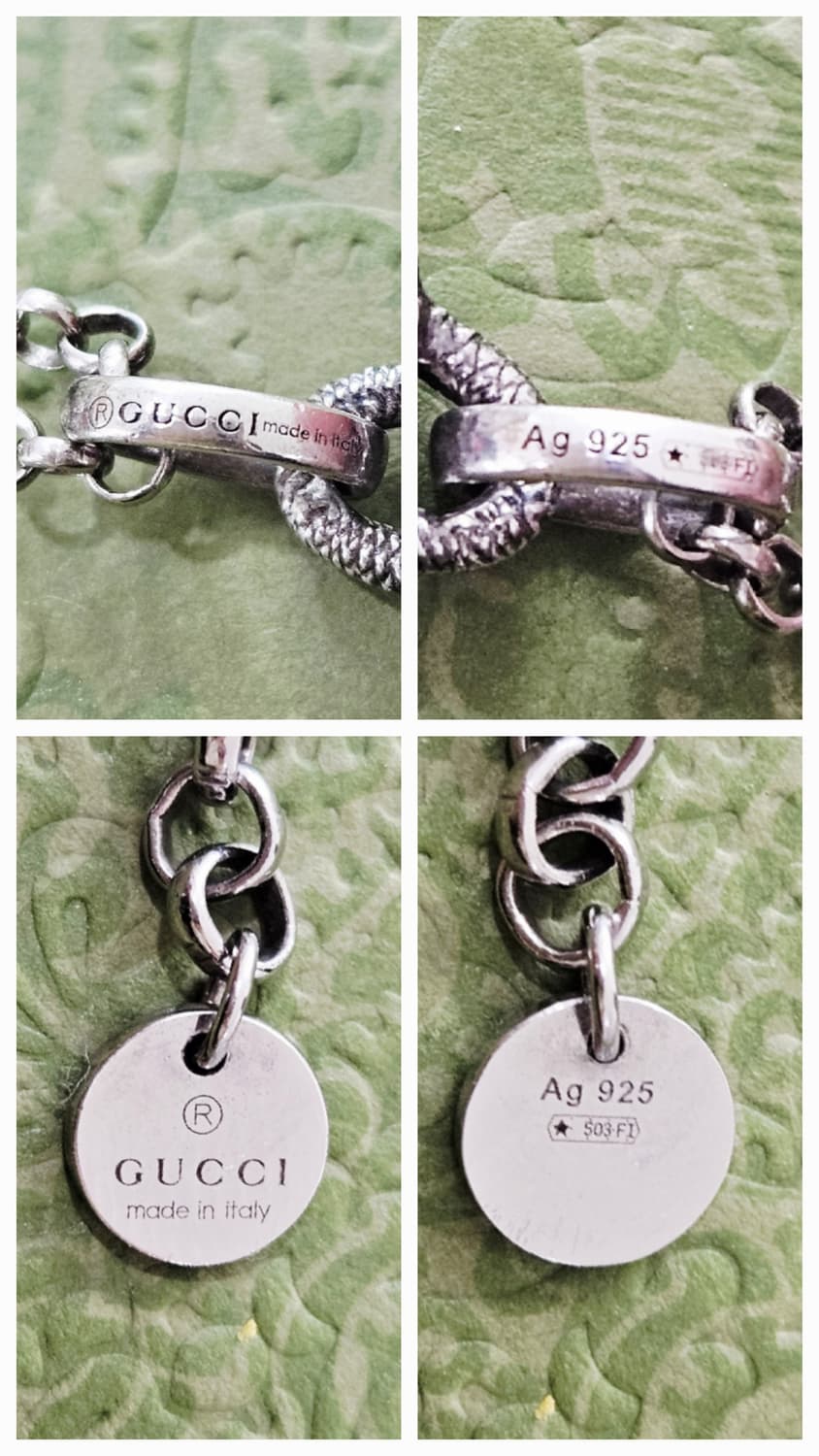 구찌 인터로킹 G 팬던트 목걸이 [정품] 상품이미지3