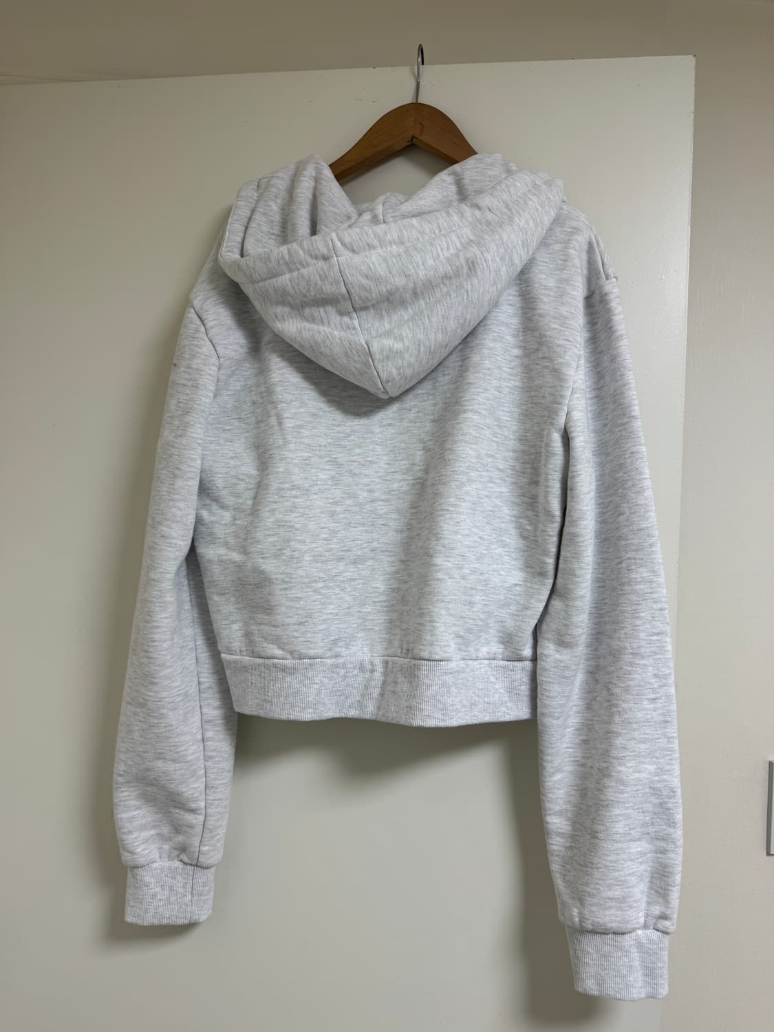 글로니 G CROP ZIP UP (GRAY) 상품이미지3